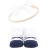 imageHudson Baby Girls Headband and Socks GiftsetBlue Blush Floral