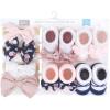 imageHudson Baby Girls Headband and Socks GiftsetBlue Blush Floral