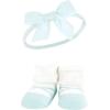 imageHudson Baby Girls Headband and Socks GiftsetBlush Mint