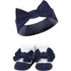 imageHudson Baby Girls Headband and Socks GiftsetBlush Navy