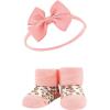 imageHudson Baby Girls Headband and Socks GiftsetBlush Rose