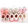 imageHudson Baby Girls Headband and Socks GiftsetBlush Rose