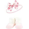 imageHudson Baby Girls Headband and Socks GiftsetBlush Rose