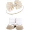 imageHudson Baby Girls Headband and Socks GiftsetBlush Taupe