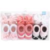 imageHudson Baby Girls Headband and Socks GiftsetBlush White