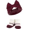 imageHudson Baby Girls Headband and Socks GiftsetBurgundy Blush