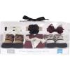 imageHudson Baby Girls Headband and Socks GiftsetBurgundy Leopard 6pack