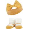 imageHudson Baby Girls Headband and Socks GiftsetBurgundy Orange