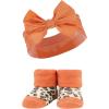 imageHudson Baby Girls Headband and Socks GiftsetBurgundy Orange