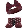 imageHudson Baby Girls Headband and Socks GiftsetBurgundy Orange