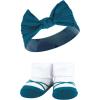 imageHudson Baby Girls Headband and Socks GiftsetBurgundy Teal