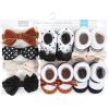 imageHudson Baby Girls Headband and Socks GiftsetClassic Neutrals
