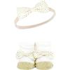 imageHudson Baby Girls Headband and Socks GiftsetCoral Gold 8piece