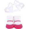 imageHudson Baby Girls Headband and Socks GiftsetDark Pink Black 10pack