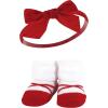 imageHudson Baby Girls Headband and Socks GiftsetDark Red Blue