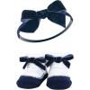 imageHudson Baby Girls Headband and Socks GiftsetDark Red Blue
