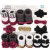 imageHudson Baby Girls Headband and Socks GiftsetFancy 10pack