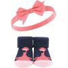 imageHudson Baby Girls Headband and Socks GiftsetFlamingo 10pack