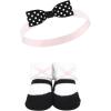 imageHudson Baby Girls Headband and Socks GiftsetGold Sequin