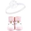 imageHudson Baby Girls Headband and Socks GiftsetGold Unicorn 10pack