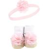 imageHudson Baby Girls Headband and Socks GiftsetGold Unicorn 10pack