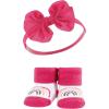 imageHudson Baby Girls Headband and Socks GiftsetGreen Purple