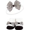 imageHudson Baby Girls Headband and Socks GiftsetLight Pink Leopard