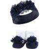 imageHudson Baby Girls Headband and Socks GiftsetNavy Red