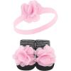 imageHudson Baby Girls Headband and Socks GiftsetParis 10pack