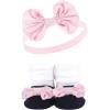 imageHudson Baby Girls Headband and Socks GiftsetPink Blue 10piece
