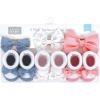 imageHudson Baby Girls Headband and Socks GiftsetPink Floral Chambray