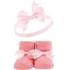 imageHudson Baby Girls Headband and Socks GiftsetPink Gray