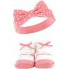 imageHudson Baby Girls Headband and Socks GiftsetPink Gray