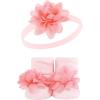 imageHudson Baby Girls Headband and Socks GiftsetPink Gray