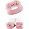 imageHudson Baby Girls Headband and Socks GiftsetPink Green