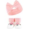 imageHudson Baby Girls Headband and Socks GiftsetPink Green