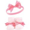 imageHudson Baby Girls Headband and Socks GiftsetPink Lilac