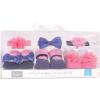 imageHudson Baby Girls Headband and Socks GiftsetPink Navy Flower