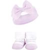imageHudson Baby Girls Headband and Socks GiftsetPink Purple Mint