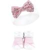 imageHudson Baby Girls Headband and Socks GiftsetPink Sequin