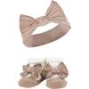 imageHudson Baby Girls Headband and Socks GiftsetPink Taupe