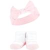 imageHudson Baby Girls Headband and Socks GiftsetPink White