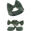 imageHudson Baby Girls Headband and Socks GiftsetPurple Green