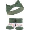 imageHudson Baby Girls Headband and Socks GiftsetPurple Green Yellow