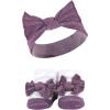 imageHudson Baby Girls Headband and Socks GiftsetPurple Green Yellow