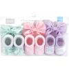 imageHudson Baby Girls Headband and Socks GiftsetPurple Mint