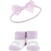 imageHudson Baby Girls Headband and Socks GiftsetPurple Mint Rainbow
