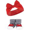 imageHudson Baby Girls Headband and Socks GiftsetRed Blue Bows