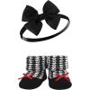 imageHudson Baby Girls Headband and Socks GiftsetRed Houndstooth