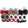imageHudson Baby Girls Headband and Socks GiftsetRed Leopard